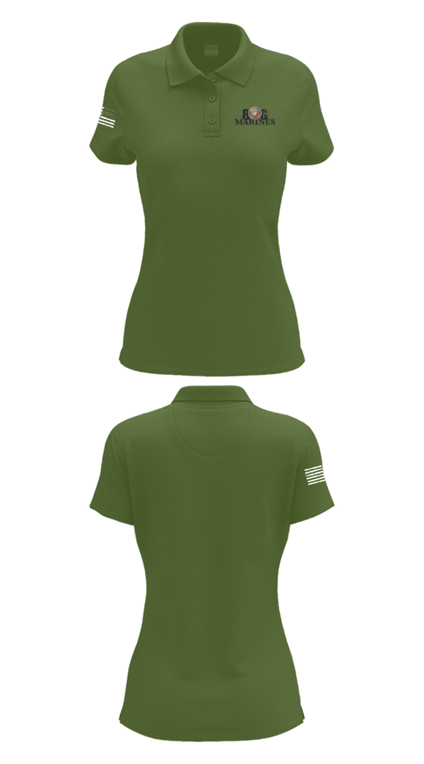 Women's Short Sleeve Performance Polo, 806 MarinesBoots and Badges of the South Plains, Fire Department, Teamtime, Team time, sublimation, custom sports apparel, team uniforms, spirit wear, spiritwear, sports uniforms, custom shirts, team store, custom team store, fundraiser sports, apparel fundraiser
