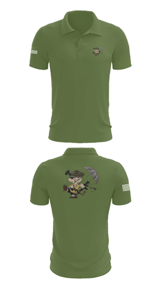 Short Sleeve Performance Polo, 1-508th PIR, Army, Teamtime, Team time, sublimation, custom sports apparel, team uniforms, spirit wear, spiritwear, sports uniforms, custom shirts, team store, custom team store, fundraiser sports, apparel fundraiser