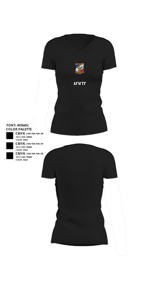Women's Short Sleeve Vneck Shirt, AFWTF, Navy, Teamtime, Team time, sublimation, custom sports apparel, team uniforms, spirit wear, spiritwear, sports uniforms, custom shirts, team store, custom team store, fundraiser sports, apparel fundraiser