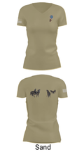 CNSG WEST PAC 72137454 Women's Short Sleeve V-neck Shirt - 84