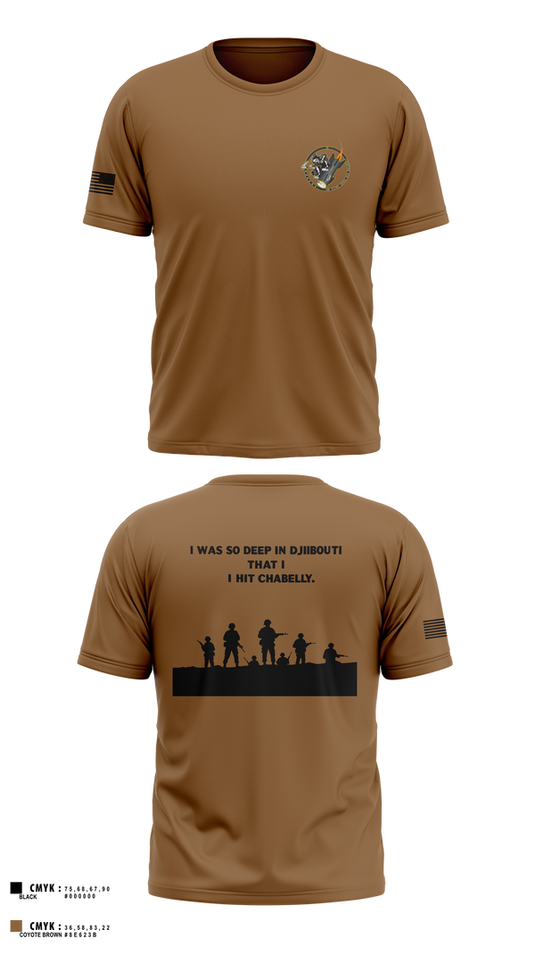 Old School Cotton Feel Shirt, Eco 2/160th SOAR (Abn), Army, Teamtime, Team time, sublimation, custom sports apparel, team uniforms, spirit wear, spiritwear, sports uniforms, custom shirts, team store, custom team store, fundraiser sports, apparel fundraiser