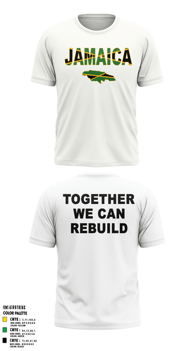 JAMAICAN OLYMPIC ICE HOCKEY FEDERATION 18663712 Short Sleeve Performance Shirt - 3