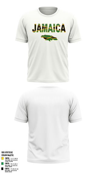 JAMAICAN OLYMPIC ICE HOCKEY FEDERATION 18663712 Short Sleeve Performance Shirt - 3