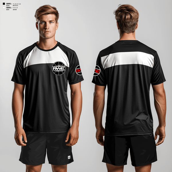 Short Sleeve Performance Shirt, Rwe, Men's Basketball, Teamtime, Team time, sublimation, custom sports apparel, team uniforms, spirit wear, spiritwear, sports uniforms, custom shirts, team store, custom team store, fundraiser sports, apparel fundraiser
