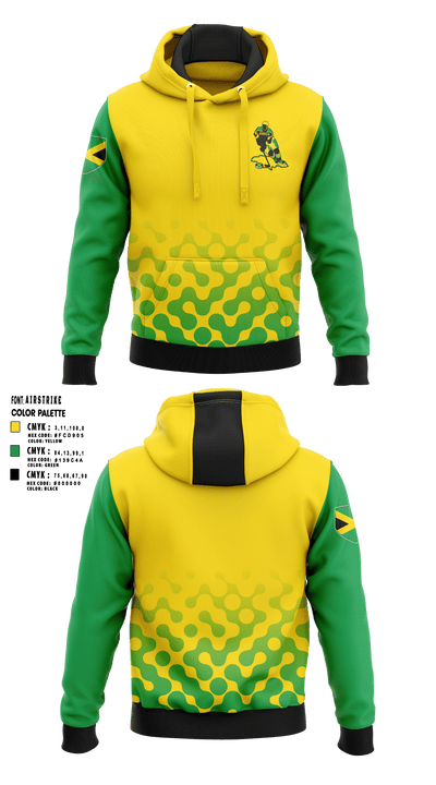 Jamaican Olympic Ice Hockey Federation 18663712 Hoodie - 1
