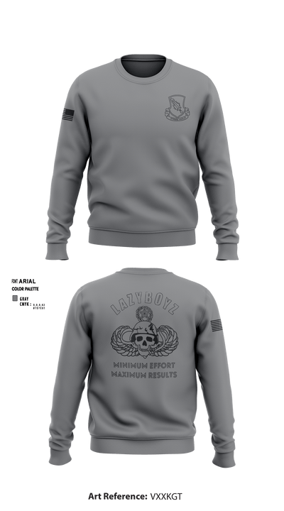 LAZY HELLDIVER 74477476 Crew Neck Sweatshirt - 8