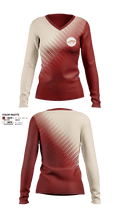 PSLHS Color Guard 48069666 Women's Long Sleeve V-neck Shirt - 1