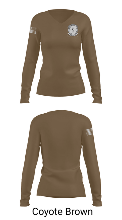 349 ASTS 29924821 Women's Long Sleeve V-neck Shirt - 17