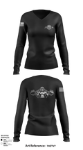 Greenwich Fire Department 44525559 Women's Long Sleeve V-neck Shirt - 33