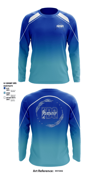 Long Sleeve Performance Shirt, Fortnite Burger Gang, E-Sports, Teamtime, Team time, sublimation, custom sports apparel, team uniforms, spirit wear, spiritwear, sports uniforms, custom shirts, team store, custom team store, fundraiser sports, apparel fundraiser