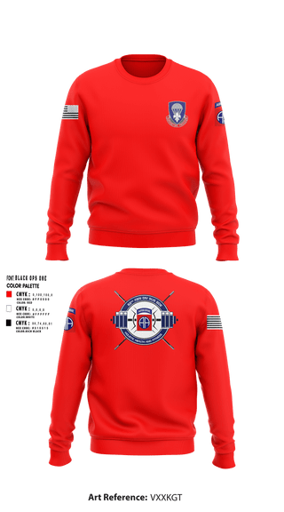 Crew Neck Sweatshirt, 82nd ADSB H2F, Army, Teamtime, Team time, sublimation, custom sports apparel, team uniforms, spirit wear, spiritwear, sports uniforms, custom shirts, team store, custom team store, fundraiser sports, apparel fundraiser