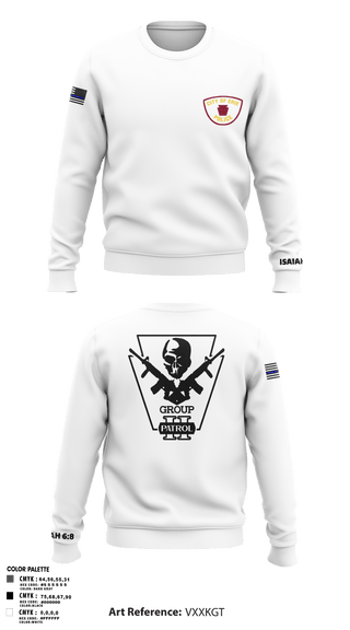 Crew Neck Sweatshirt, Erie police department, Police, Teamtime, Team time, sublimation, custom sports apparel, team uniforms, spirit wear, spiritwear, sports uniforms, custom shirts, team store, custom team store, fundraiser sports, apparel fundraiser