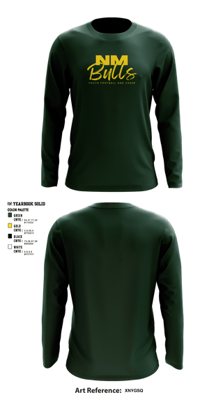 Long Sleeve Performance Shirt, New Milford Bulls Football And Cheerleading, Football, Teamtime, Team time, sublimation, custom sports apparel, team uniforms, spirit wear, spiritwear, sports uniforms, custom shirts, team store, custom team store, fundraiser sports, apparel fundraiser