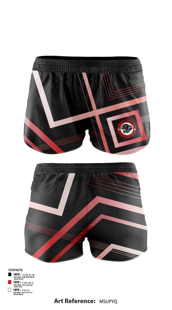 Women's Shorts, Parma High School Soccer, Women's Soccer, Teamtime, Team time, sublimation, custom sports apparel, team uniforms, spirit wear, spiritwear, sports uniforms, custom shirts, team store, custom team store, fundraiser sports, apparel fundraiser