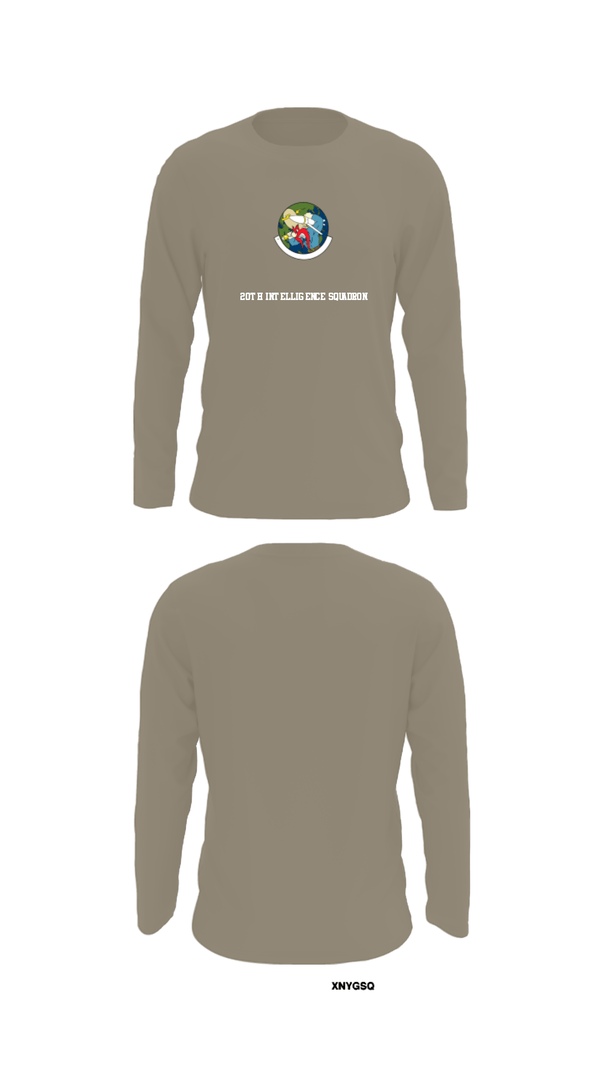 Long Sleeve Performance Shirt, 20th Intelligence Squadron, Air Force, Teamtime, Team time, sublimation, custom sports apparel, team uniforms, spirit wear, spiritwear, sports uniforms, custom shirts, team store, custom team store, fundraiser sports, apparel fundraiser