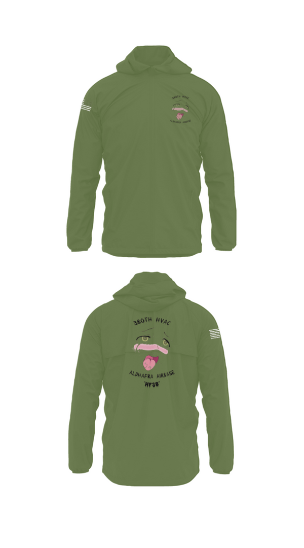 Windbreaker, 380th HVAC, , Teamtime, Team time, sublimation, custom sports apparel, team uniforms, spirit wear, spiritwear, sports uniforms, custom shirts, team store, custom team store, fundraiser sports, apparel fundraiser
