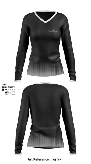 Women's Long Sleeve Vneck Shirt, SalesLeap, , Teamtime, Team time, sublimation, custom sports apparel, team uniforms, spirit wear, spiritwear, sports uniforms, custom shirts, team store, custom team store, fundraiser sports, apparel fundraiser