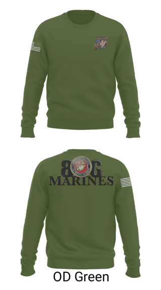 Crew Neck Sweatshirt, 806 MarinesBoots and Badges of the South Plains, Fire Department, Teamtime, Team time, sublimation, custom sports apparel, team uniforms, spirit wear, spiritwear, sports uniforms, custom shirts, team store, custom team store, fundraiser sports, apparel fundraiser