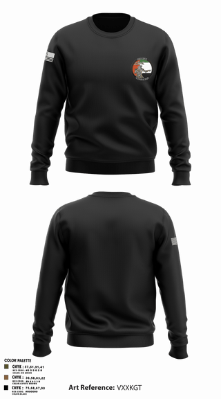 Crew Neck Sweatshirt, 380 ESFS, Air Force, Teamtime, Team time, sublimation, custom sports apparel, team uniforms, spirit wear, spiritwear, sports uniforms, custom shirts, team store, custom team store, fundraiser sports, apparel fundraiser