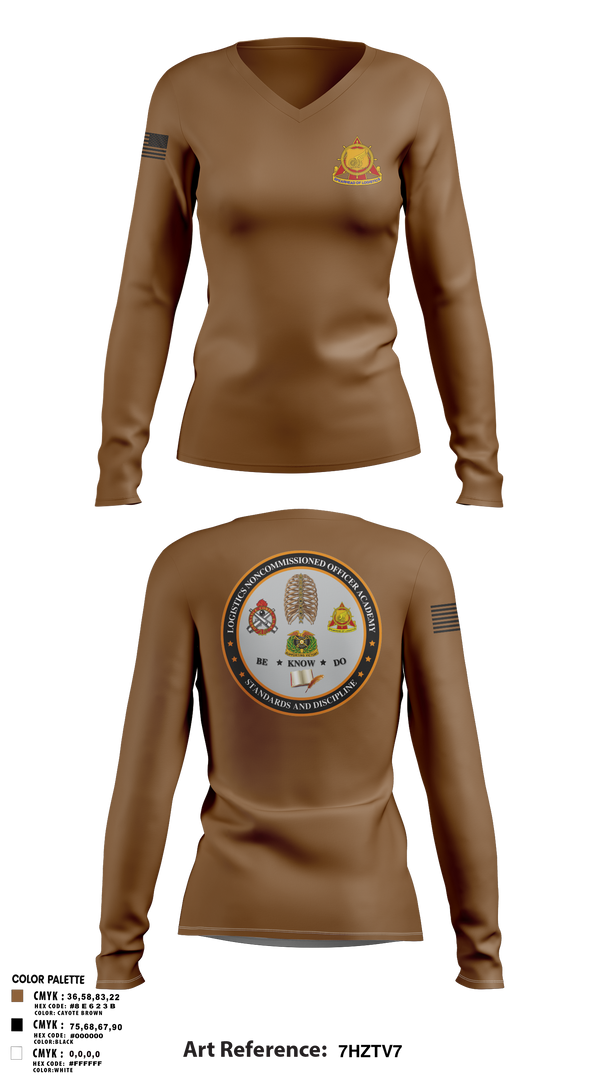 Women's Long Sleeve Vneck Shirt, LNCOA, , Teamtime, Team time, sublimation, custom sports apparel, team uniforms, spirit wear, spiritwear, sports uniforms, custom shirts, team store, custom team store, fundraiser sports, apparel fundraiser