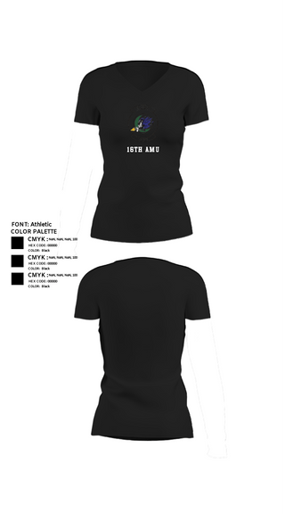 Women's Short Sleeve Vneck Shirt, 16th amu, Air Force, Teamtime, Team time, sublimation, custom sports apparel, team uniforms, spirit wear, spiritwear, sports uniforms, custom shirts, team store, custom team store, fundraiser sports, apparel fundraiser