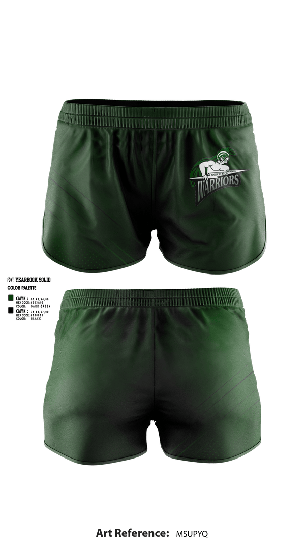 Women's Shorts, North Union Middle School, Women's Volleyball, Teamtime, Team time, sublimation, custom sports apparel, team uniforms, spirit wear, spiritwear, sports uniforms, custom shirts, team store, custom team store, fundraiser sports, apparel fundraiser