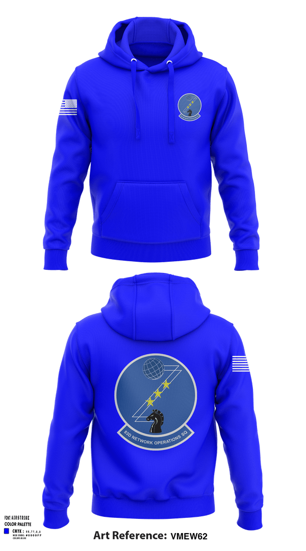 Hoodie, 83 NOS, Air Force, Teamtime, Team time, sublimation, custom sports apparel, team uniforms, spirit wear, spiritwear, sports uniforms, custom shirts, team store, custom team store, fundraiser sports, apparel fundraiser