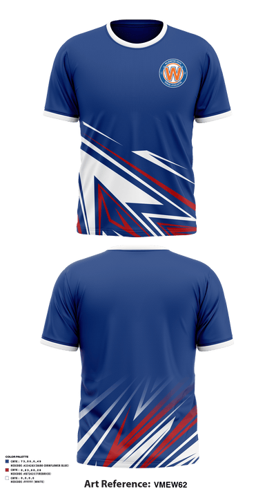 Wilmington Youth Rowing Association 92789320 Short Sleeve Performance Shirt - 1