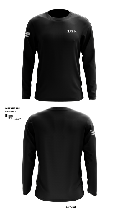 3/5 k 48748814 Long Sleeve Performance Shirt - 1