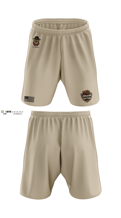 Bravo Bulldawgs 3-6 ADAR Athletic Shorts With Pockets - 2