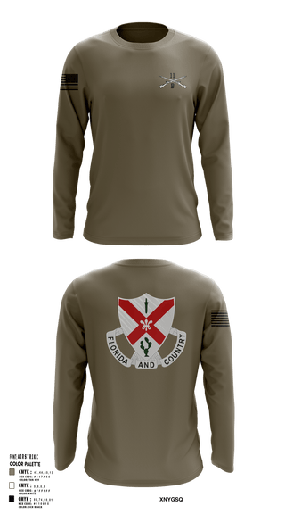 Long Sleeve Performance Shirt, C Co 1-124 Rifle Company, National Guard, Teamtime, Team time, sublimation, custom sports apparel, team uniforms, spirit wear, spiritwear, sports uniforms, custom shirts, team store, custom team store, fundraiser sports, apparel fundraiser