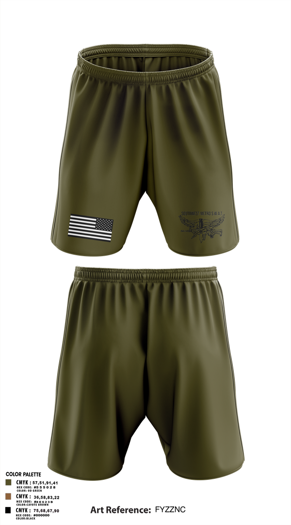 Athletic Shorts With Pockets, Southwest Metro SWAT, Police, Teamtime, Team time, sublimation, custom sports apparel, team uniforms, spirit wear, spiritwear, sports uniforms, custom shirts, team store, custom team store, fundraiser sports, apparel fundraiser