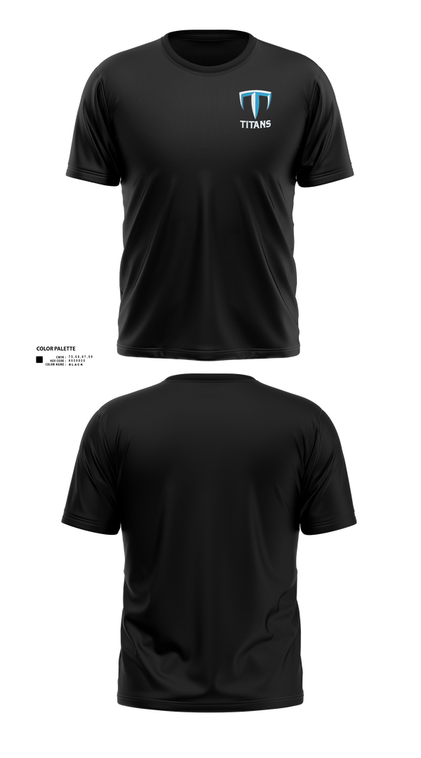 Short Sleeve Performance Shirt, Titans, Women's Basketball, Teamtime, Team time, sublimation, custom sports apparel, team uniforms, spirit wear, spiritwear, sports uniforms, custom shirts, team store, custom team store, fundraiser sports, apparel fundraiser