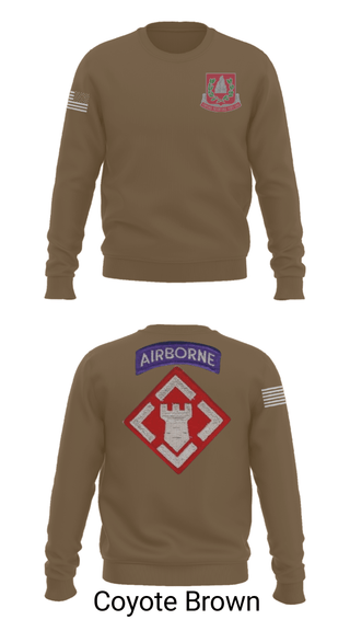 Crew Neck Sweatshirt, 37th engineer bn, Army, Teamtime, Team time, sublimation, custom sports apparel, team uniforms, spirit wear, spiritwear, sports uniforms, custom shirts, team store, custom team store, fundraiser sports, apparel fundraiser