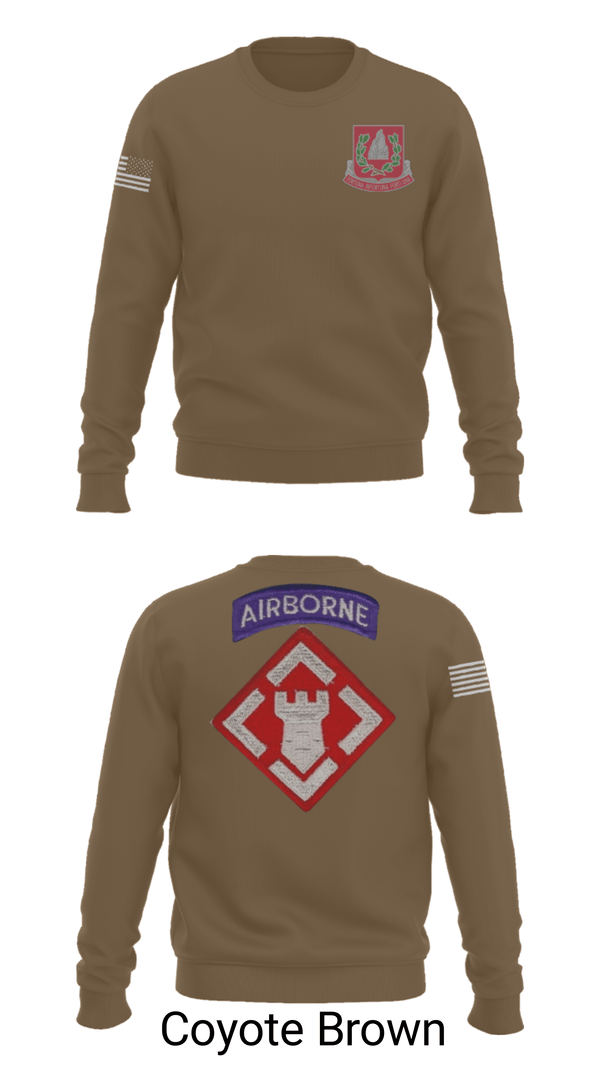Crew Neck Sweatshirt, 37th engineer bn, Army, Teamtime, Team time, sublimation, custom sports apparel, team uniforms, spirit wear, spiritwear, sports uniforms, custom shirts, team store, custom team store, fundraiser sports, apparel fundraiser