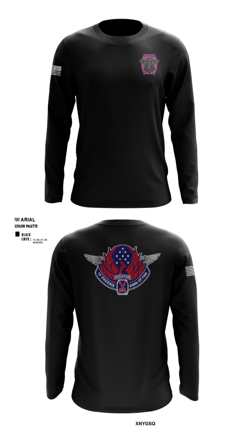 Long Sleeve Performance Shirt, HHC 3-10 GSAB, Army, Teamtime, Team time, sublimation, custom sports apparel, team uniforms, spirit wear, spiritwear, sports uniforms, custom shirts, team store, custom team store, fundraiser sports, apparel fundraiser