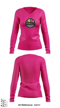 HOOP VIBE GIRLSWomen's Long Sleeve V-neck Shirt - 1