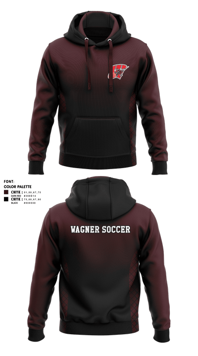 Wagner Girls Soccer 15731478 Hoodie - 1