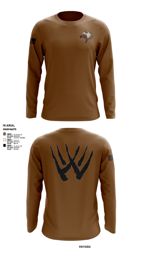 Long Sleeve Performance Shirt, Wolverines, Army, Teamtime, Team time, sublimation, custom sports apparel, team uniforms, spirit wear, spiritwear, sports uniforms, custom shirts, team store, custom team store, fundraiser sports, apparel fundraiser