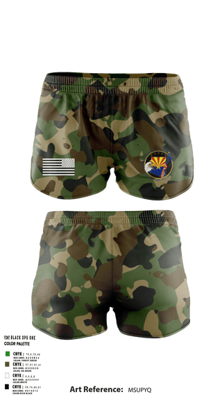 Women's Shorts, Arizona Department of Veterans ServicesArizona Department of Veterans Services, , Teamtime, Team time, sublimation, custom sports apparel, team uniforms, spirit wear, spiritwear, sports uniforms, custom shirts, team store, custom team store, fundraiser sports, apparel fundraiser