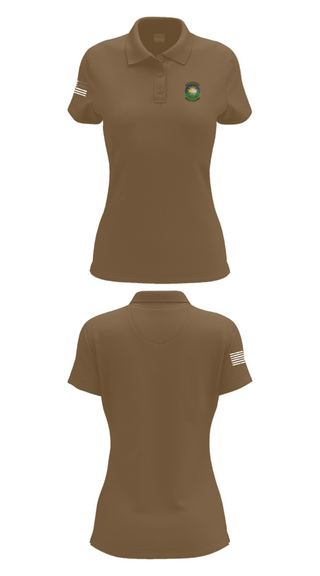 Women's Short Sleeve Performance Polo, 4th EMS, Air Force, Teamtime, Team time, sublimation, custom sports apparel, team uniforms, spirit wear, spiritwear, sports uniforms, custom shirts, team store, custom team store, fundraiser sports, apparel fundraiser