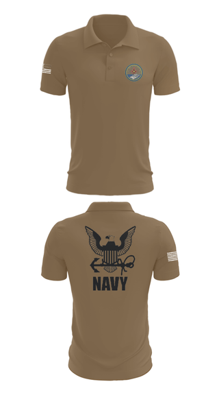 Short Sleeve Performance Polo, Cvn 77 IM-5, Navy, Teamtime, Team time, sublimation, custom sports apparel, team uniforms, spirit wear, spiritwear, sports uniforms, custom shirts, team store, custom team store, fundraiser sports, apparel fundraiser