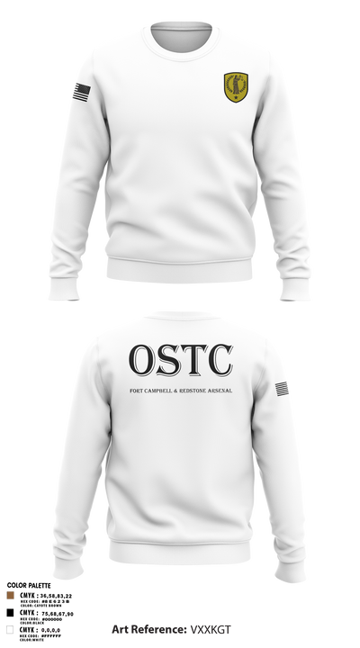 Fort Campbell & Redstone Arsenal - Office of Special Trial Counsel 55135476 Crew Neck Sweatshirt - 2