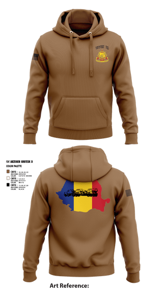 Hoodie, 1221st TC, National Guard, Teamtime, Team time, sublimation, custom sports apparel, team uniforms, spirit wear, spiritwear, sports uniforms, custom shirts, team store, custom team store, fundraiser sports, apparel fundraiser