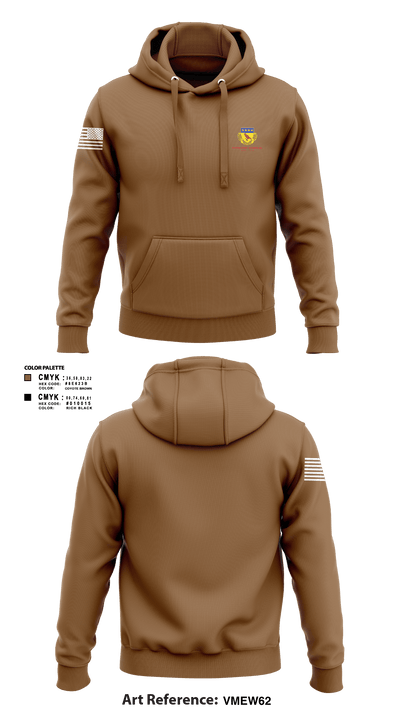 Alpha BTRY 2/138th FA 84014015 Hoodie - 101