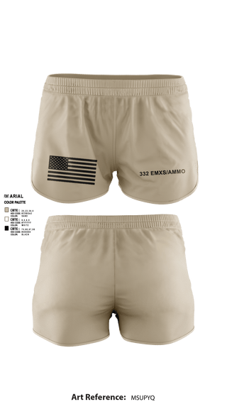 Ranger Panties, 332 EMXS/AMMO, Air Force, Teamtime, Team time, sublimation, custom sports apparel, team uniforms, spirit wear, spiritwear, sports uniforms, custom shirts, team store, custom team store, fundraiser sports, apparel fundraiser
