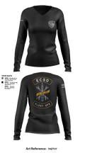 Fleet Opps 9370515 Women's Long Sleeve V-neck Shirt - 3