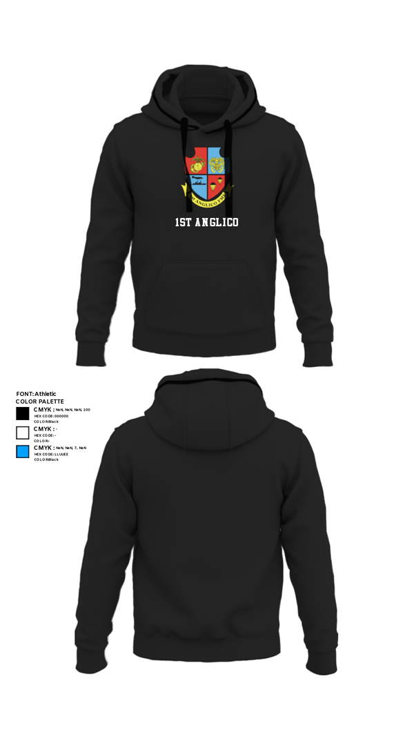Hoodie, 1st Anglico, , Teamtime, Team time, sublimation, custom sports apparel, team uniforms, spirit wear, spiritwear, sports uniforms, custom shirts, team store, custom team store, fundraiser sports, apparel fundraiser