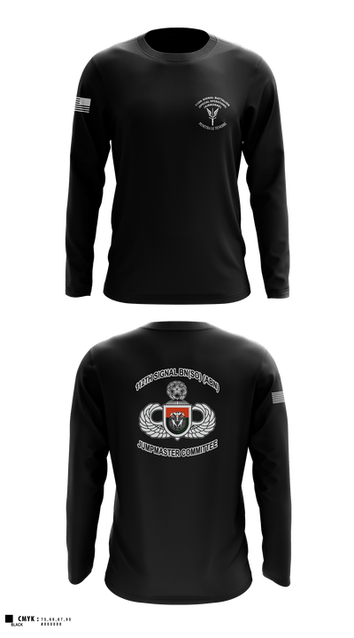 112th Signal Jumpmaster 13242018 Long Sleeve Performance Shirt - 1