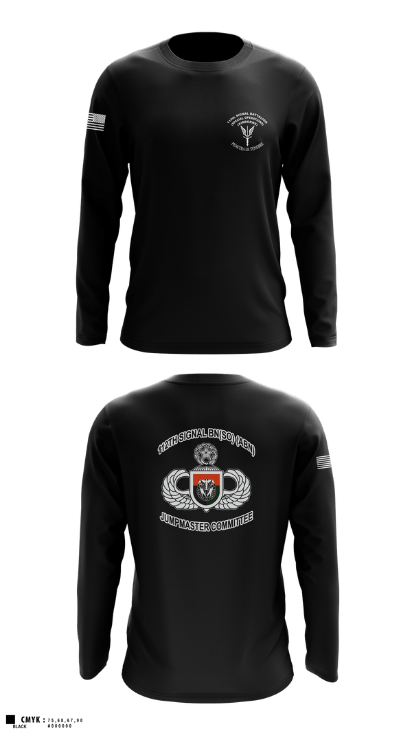 Long Sleeve Performance Shirt, MCPOD-XVIII Airborne Corps2d Battalion, 3d Special Forces Group112th Signal Jumpmaster, Army, Teamtime, Team time, sublimation, custom sports apparel, team uniforms, spirit wear, spiritwear, sports uniforms, custom shirts, team store, custom team store, fundraiser sports, apparel fundraiser